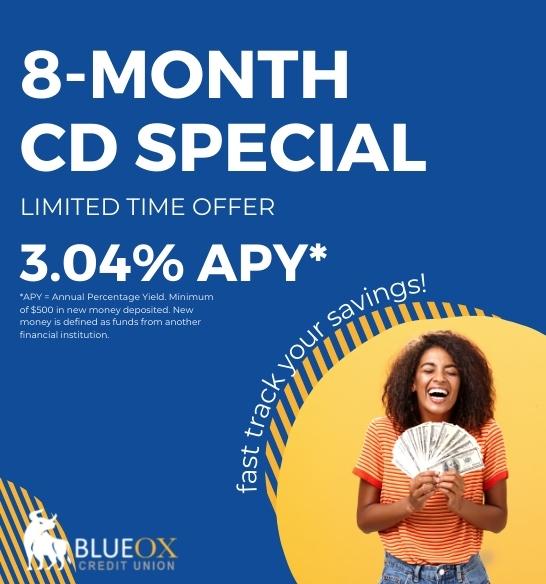 16-Month CD Special! Limited Time Offer - Get 2.02% APY